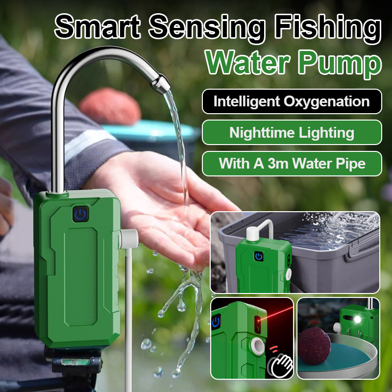 Fishing Boat Seat - Intelligent Electric Oxygenator with Lighting USB