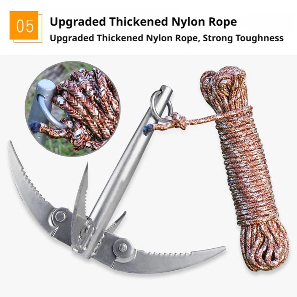 Outdoors Grappling Hook Surviv - đánh giá và giá Fishing Boat Anchor