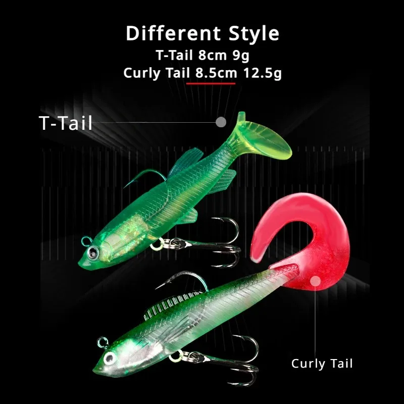 10 Pcs Lure Baits with T-tail  - đánh giá và giá Fishing Boat Anchor