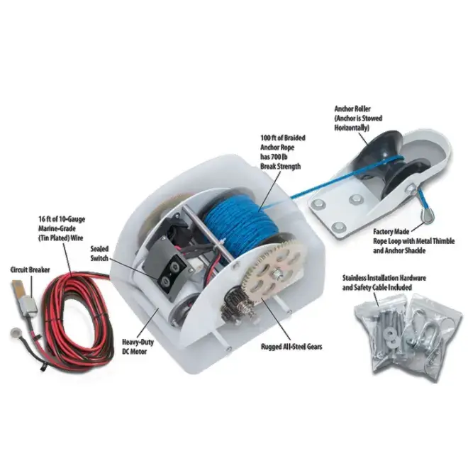 Factory Direct Sailboat Yacht  - đánh giá và giá Fishing Boat Anchor Winch