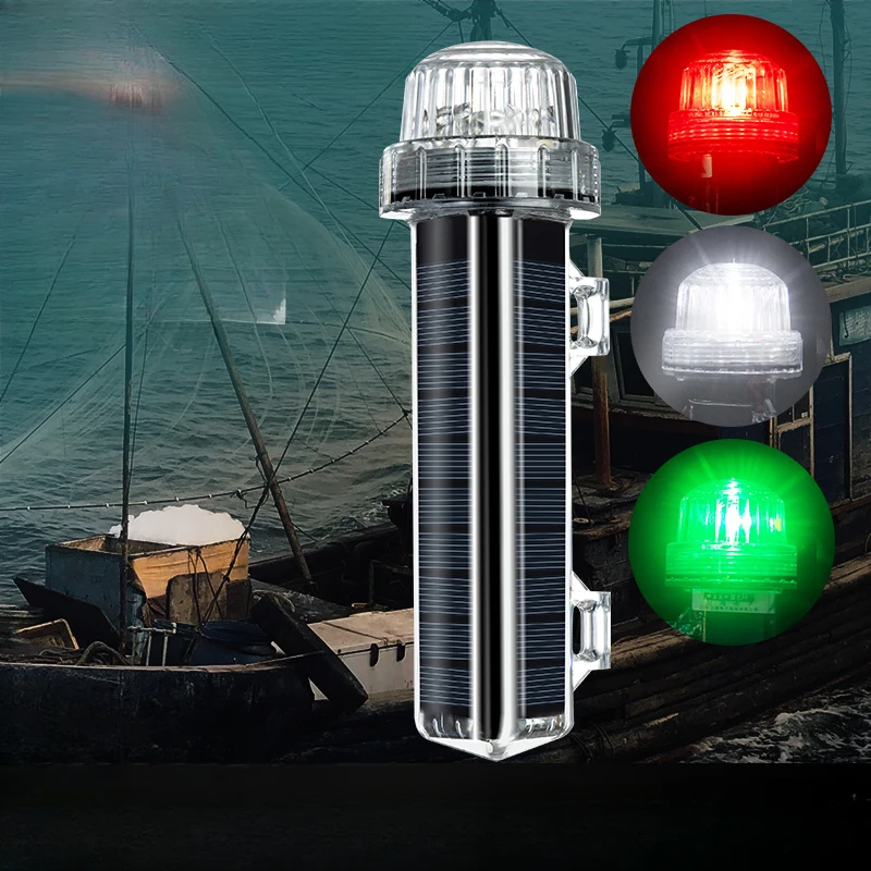 Solar Ocean Signal Light Navig - đánh giá và giá Fishing Boat Navigation Light