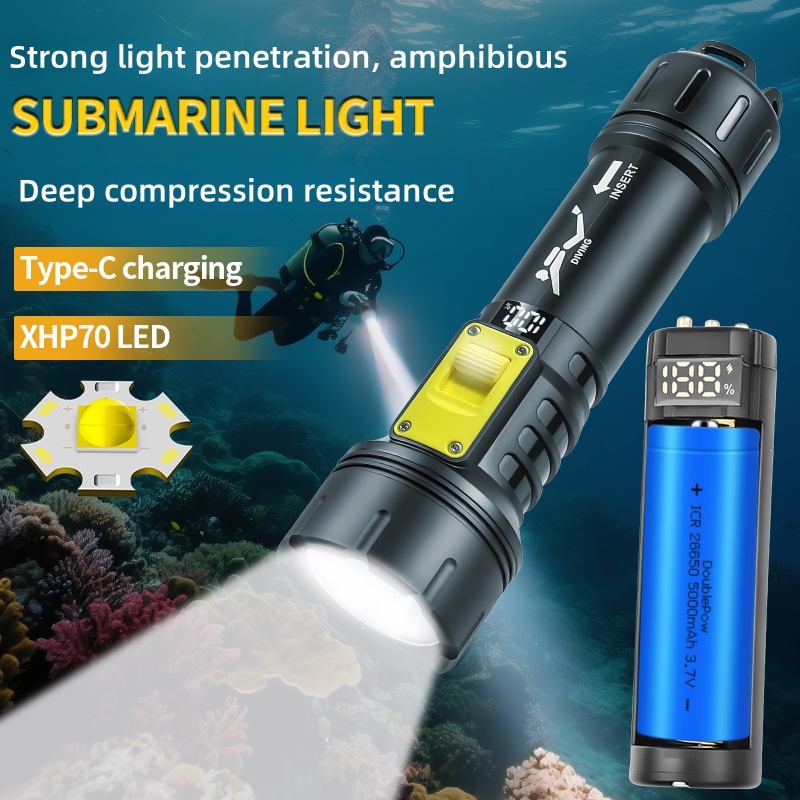 New XHP70 Diving Flashlight IP - đánh giá và giá Fishing Boat Cover