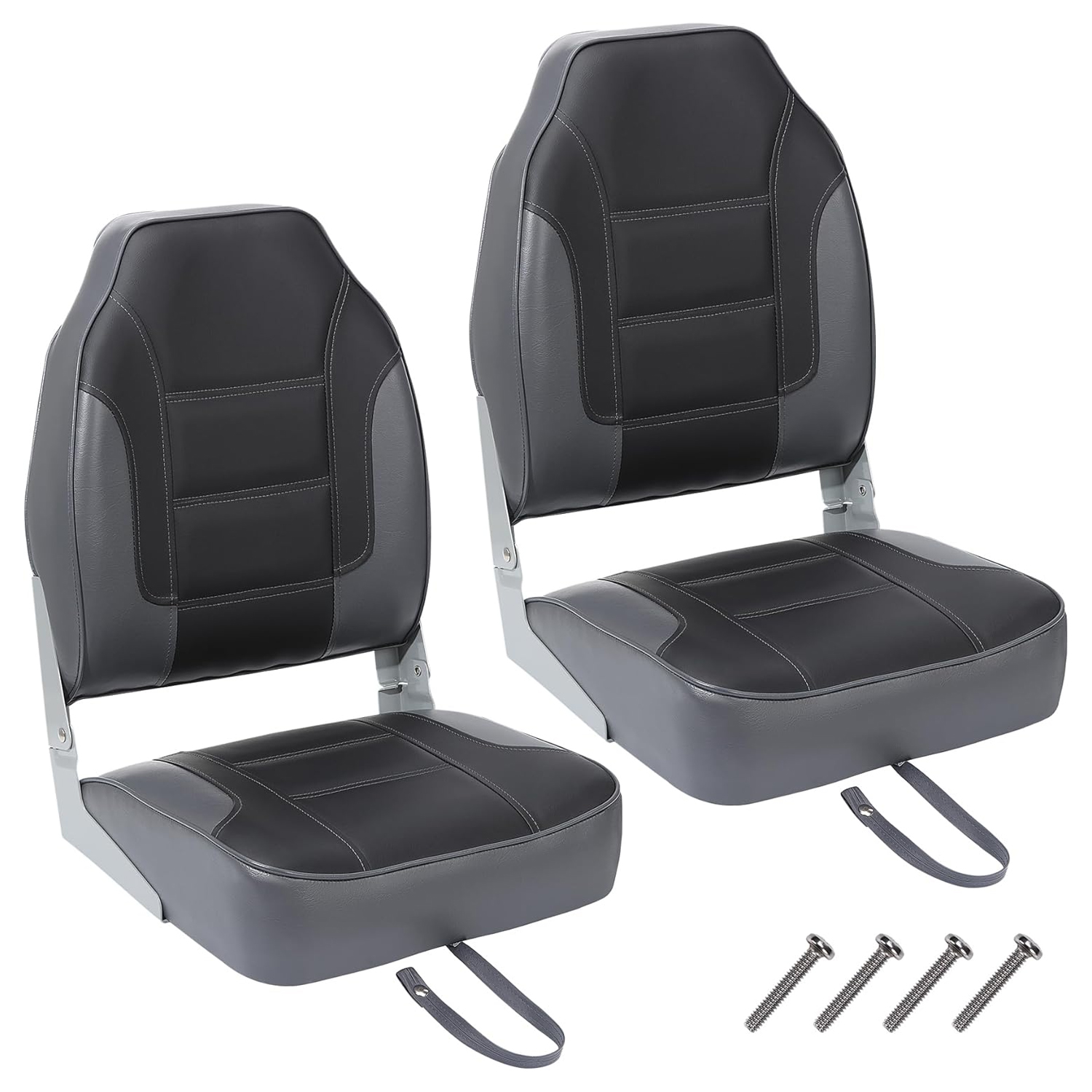 2 Pack Folding Boat Seats, Hig - đánh giá và giá Fishing Boat Seat