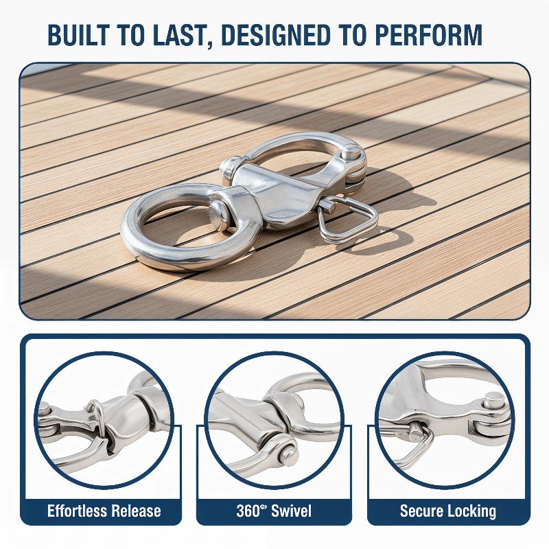 Marine Swivel Snap Shackle 316 - đánh giá và giá Fishing Boat Paddle