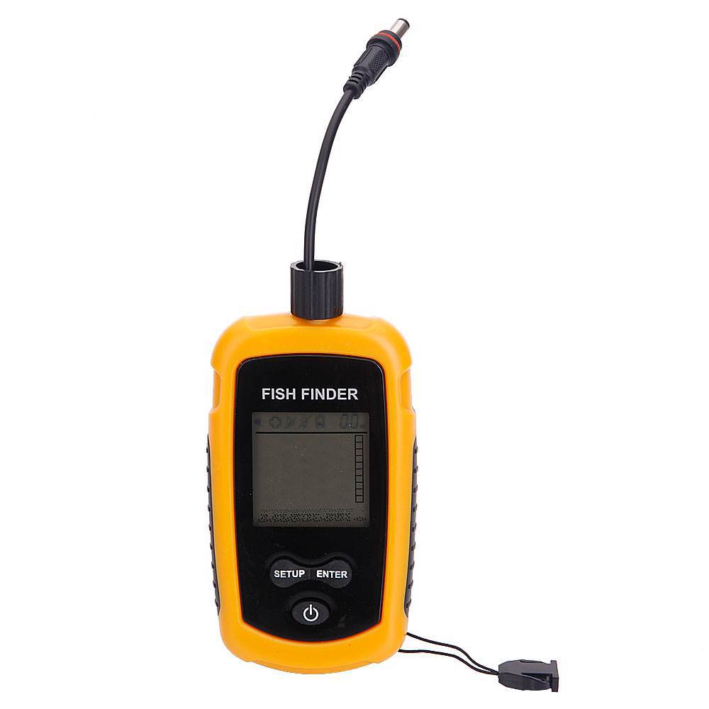 Alarm 100M Portable Sonar Fish - đánh giá và giá Fishing Boat Depth Finder