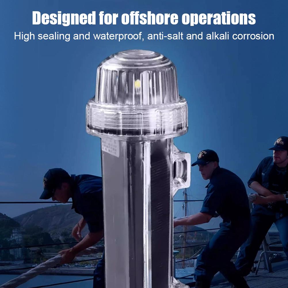New Solar Ocean Signal Light N - đánh giá và giá Fishing Boat Navigation Light