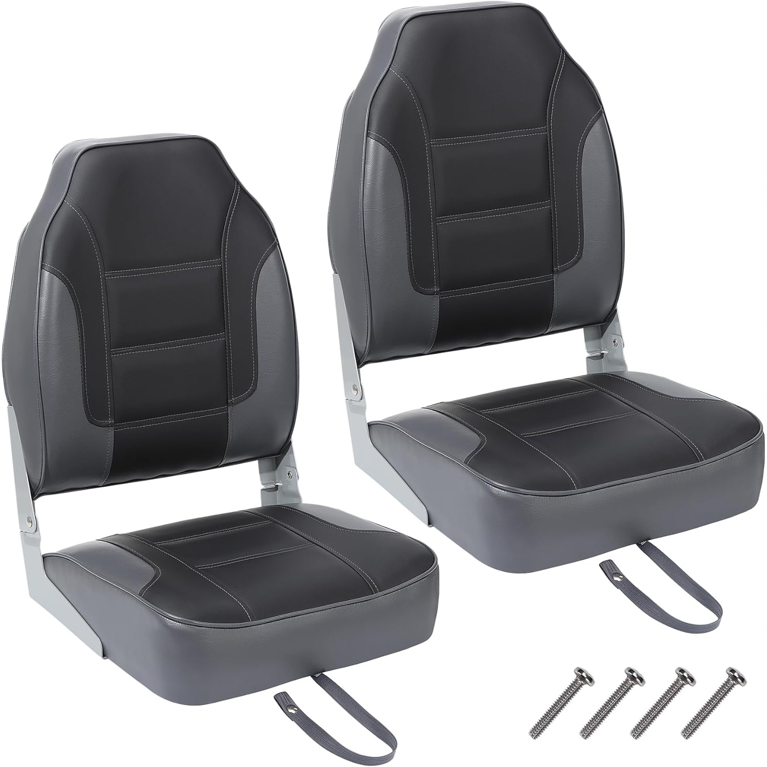 2 Pack Folding Boat Seats, Hig - đánh giá và giá Fishing Boat Seat