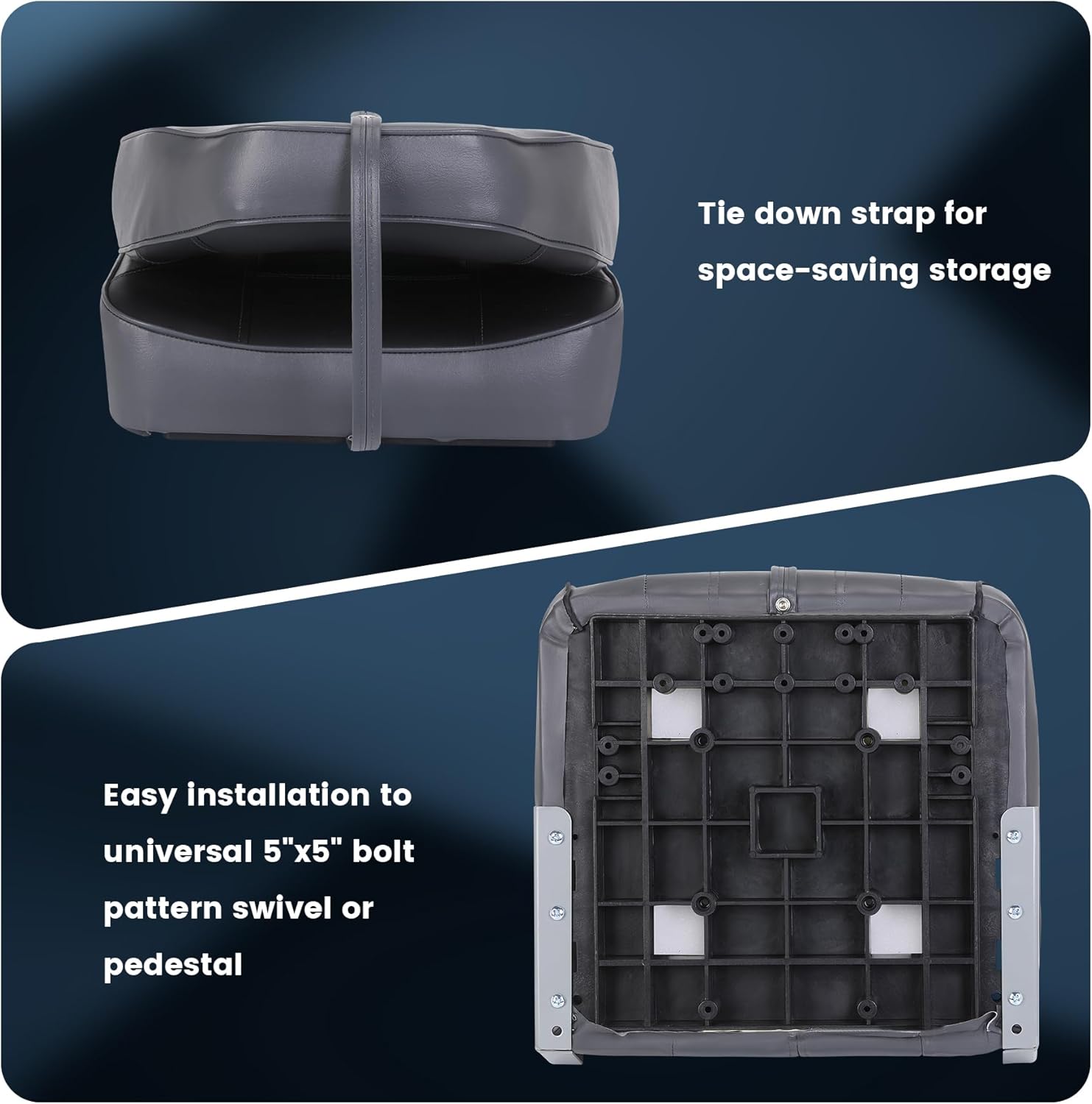 2 Pack Folding Boat Seats, Hig - đánh giá và giá Fishing Boat Seat