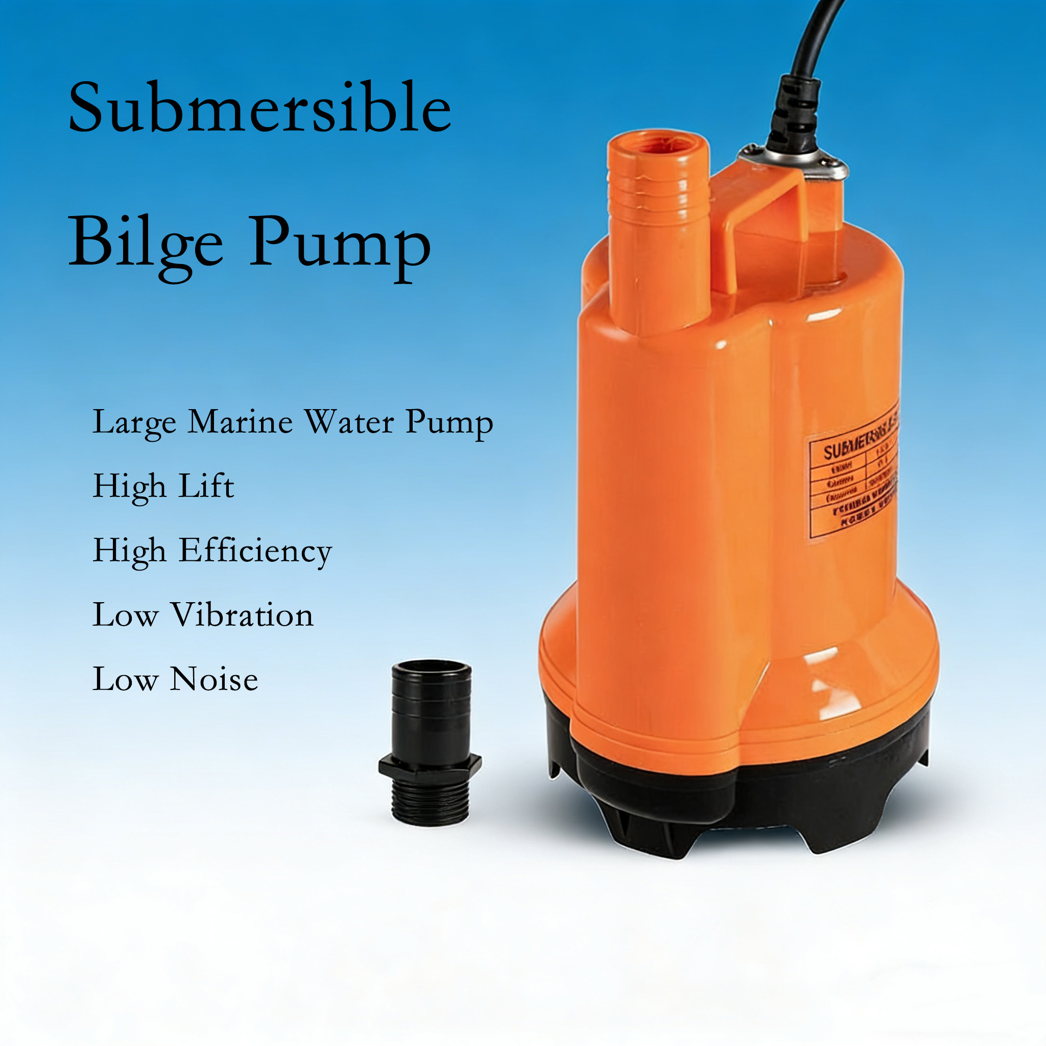 12V DC Submersible Water Pump, - đánh giá và giá Fishing Boat Bilge Pump